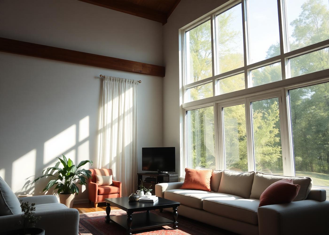 With premium 3M window film, comfortable filtered light